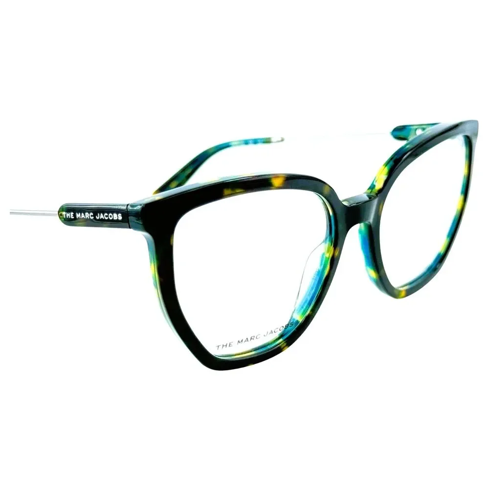 Marc Jacobs Marc 596 Womens Plastic Eyeglass Frame YAP Havana Teal 54-18